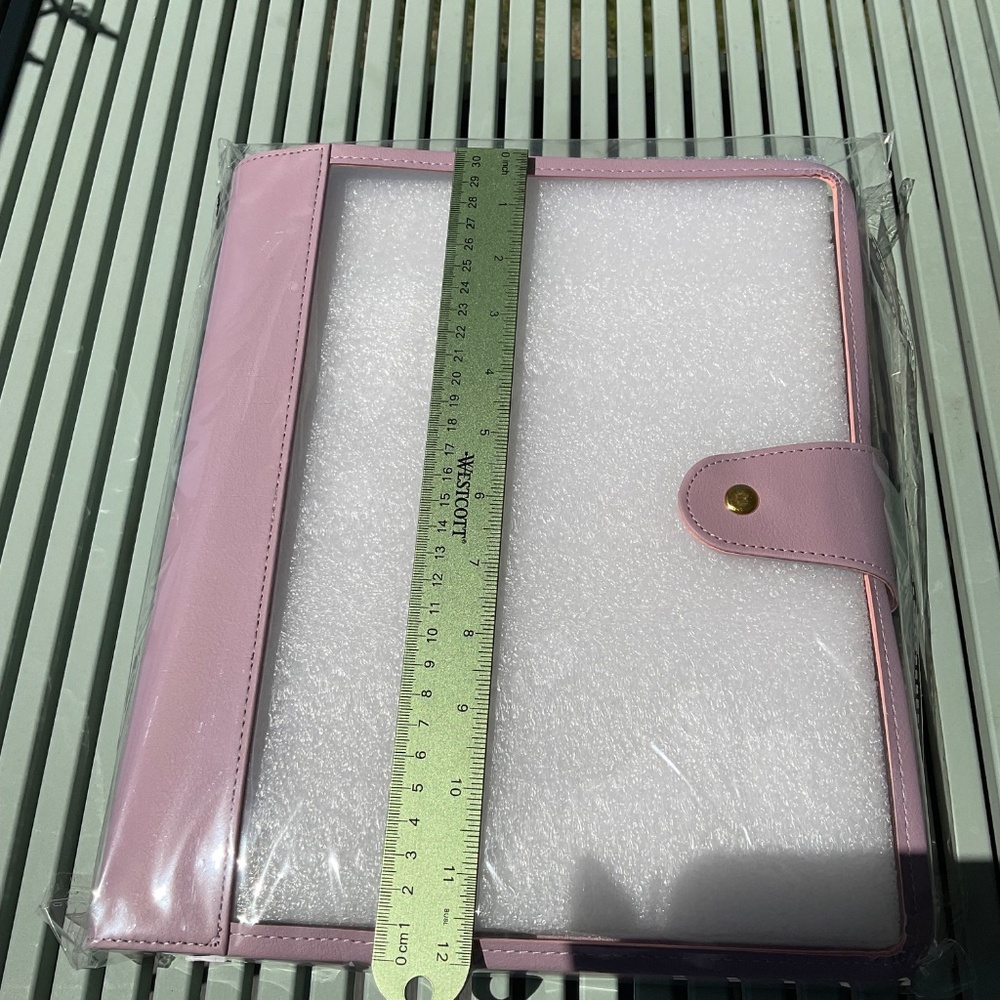 Erin Condren Light Pink Planner Folio with Gold Snap - Picture 5 of 6